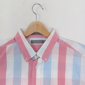 Daniel Cremieux 100% Cotton Plaid Short-Sleeve Shirt